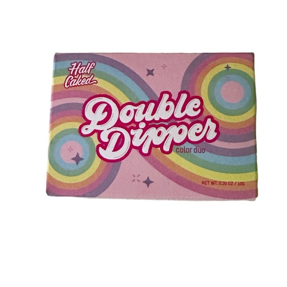 NWT HALF CAKED Double Dipper Color Duo - GIRLS TOUR Blush + Highlighter - Picture 3 of 3